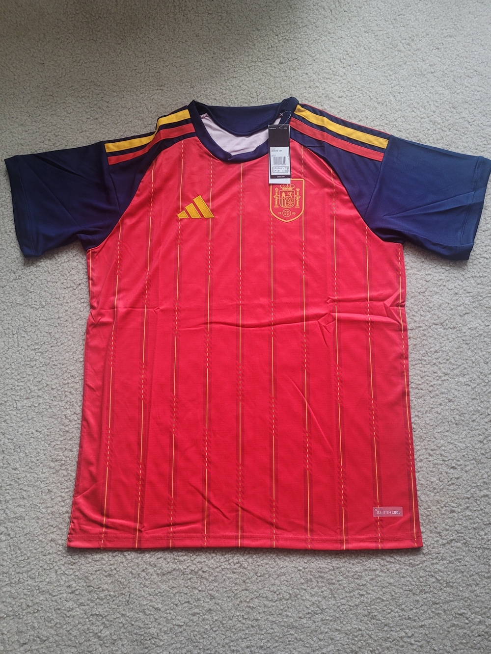 Adidas Spain 2026 FIFA World Cup Soccer Jersey Men Size 2XL